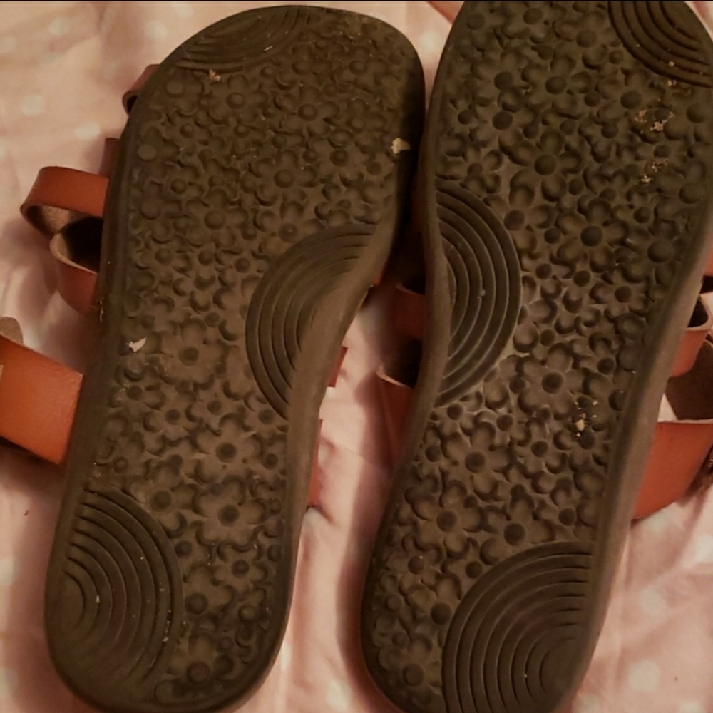 White Mountain leather sandals - Picture 3 of 4